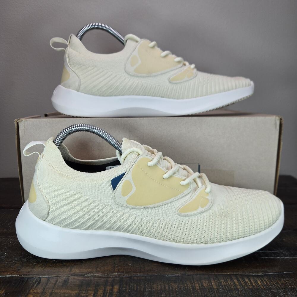 Vessi Everyday 2.0 Mens Size 9 Lace Up Waterproof Shoes Sneakers Linen Beige